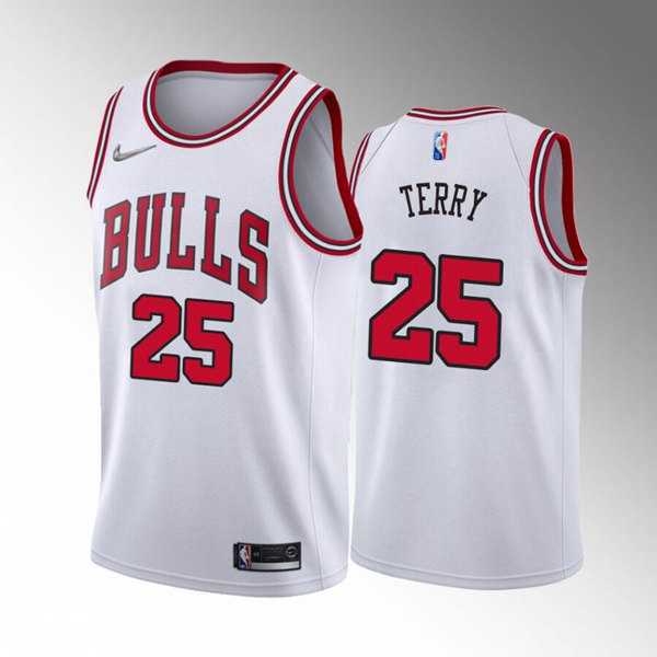 Chicago Bulls #25 Dalen Terry White Stitched Basketball Jersey Dzhi,We sell and wholesale Chicago Bulls #25 Dalen Terry White Stitched Basketball Jersey Dzhi on line form chian!